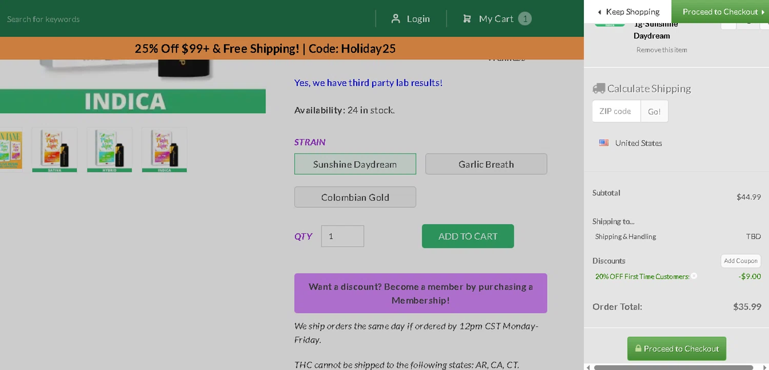 The Green Dragon CBD coupon code screenshot showing code FIRST20 applied at The Green Dragon CBD checkout page. Uploaded by SimplyCodes community member CodeExpert7814 on Dec 28, 2025