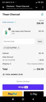 LXZ-VUJPYBZ coupon verification screenshot