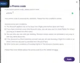 Thai Airways coupon verification screenshot