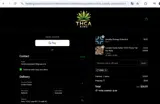 THC King coupon verification screenshot
