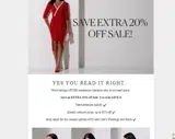 SAVE20 coupon verification screenshot