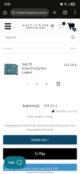 SALE200 coupon verification screenshot