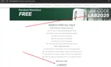 LAB2025 coupon verification screenshot