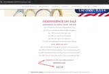 JULY4 coupon verification screenshot