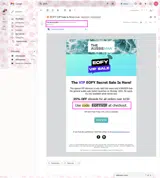 EOFYVIP coupon verification screenshot
