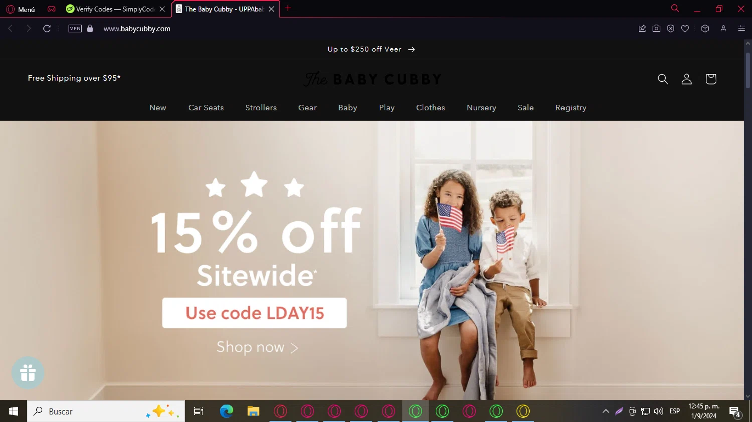 where to use The Baby Cubby promo code box