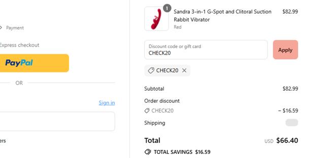 The Bad Peach checkout page showing The Bad Peach discount code box | Screenshot taken by SimplyCodes community member on Sep 11, 2025