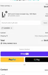 summer5 coupon verification screenshot