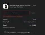 TESTER5 coupon verification screenshot
