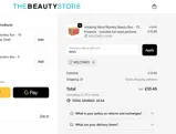 WELCOME5 coupon verification screenshot