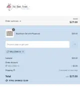 The Bee's Knees British Imports coupon verification screenshot