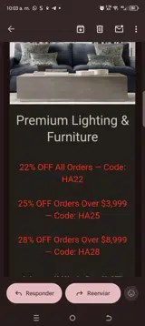 HA22 coupon verification screenshot