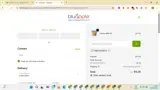 The Bluapple coupon verification screenshot