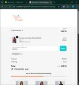 FIRST10 coupon verification screenshot