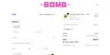 BOMB25 coupon verification screenshot