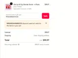 Mirandahammock coupon verification screenshot
