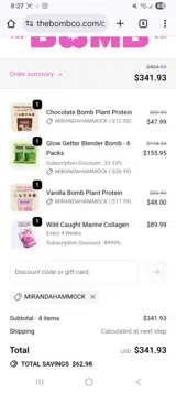Mirandahammock coupon verification screenshot