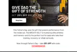 FATHERSDAY25 coupon verification screenshot