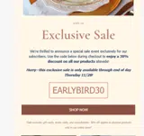 EARLYBIRD30 coupon verification screenshot