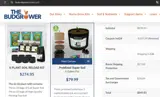 The Bud Grower coupon verification screenshot