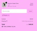 The Cat Paradise coupon verification screenshot