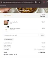 BUYNOW25 coupon verification screenshot