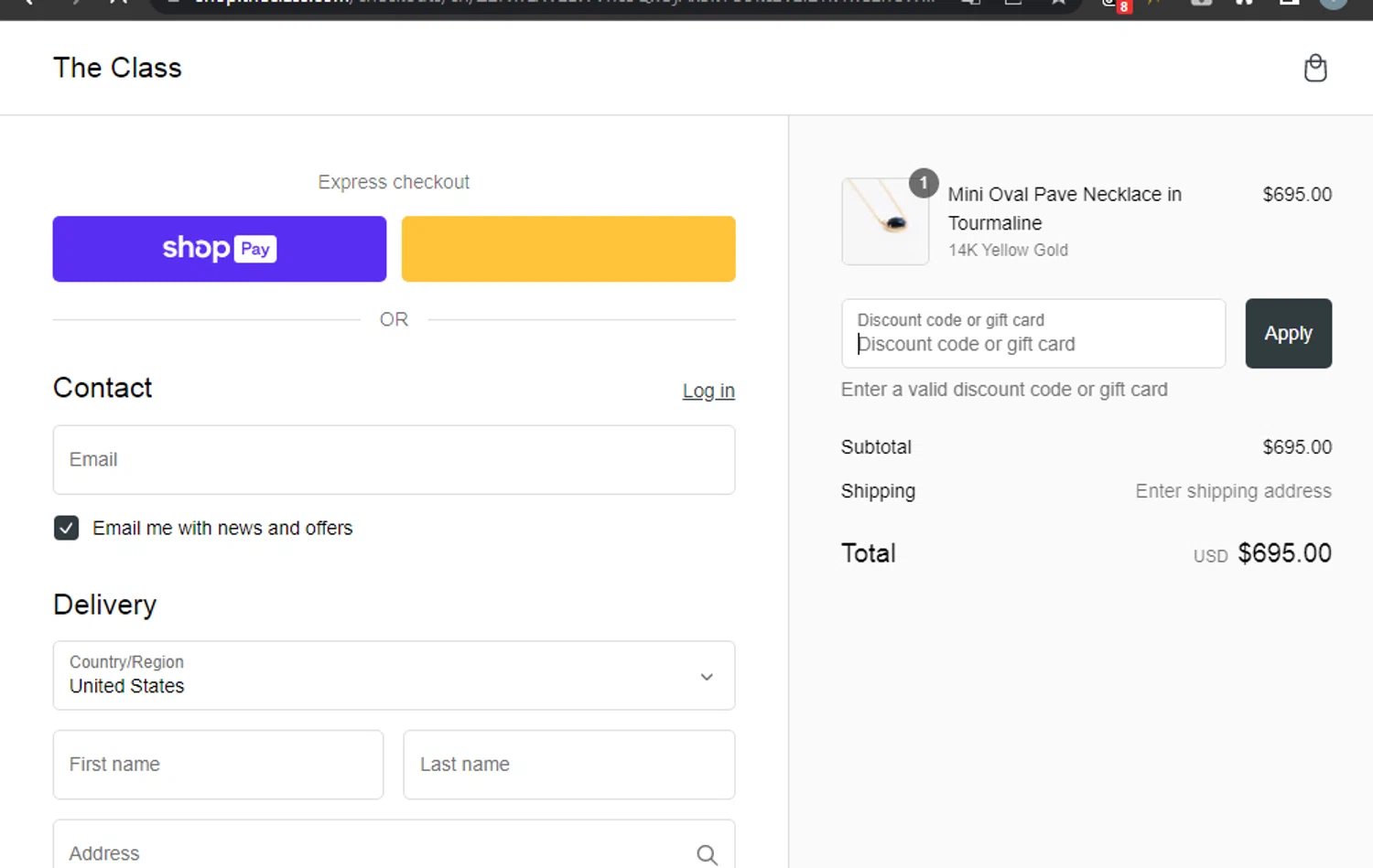 The Class promo code screenshot showing code NURSES applied at The Class checkout page. Uploaded by SimplyCodes community member MarkGrayson on Feb 18, 2025
