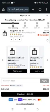 The CLONE coupon verification screenshot