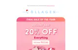The Collagen Co. US coupon verification screenshot