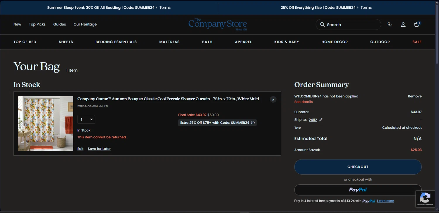 The Company Store Promo Codes 25 Off October 2024