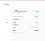 The Cowgirl coupon verification screenshot
