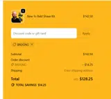 BRDGNG coupon verification screenshot