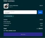 supergift40 coupon verification screenshot