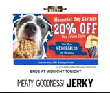MEMORIAL20 coupon verification screenshot