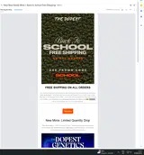 The Dopest coupon verification screenshot