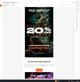 The Dopest coupon verification screenshot