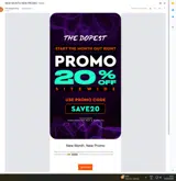 The Dopest coupon verification screenshot