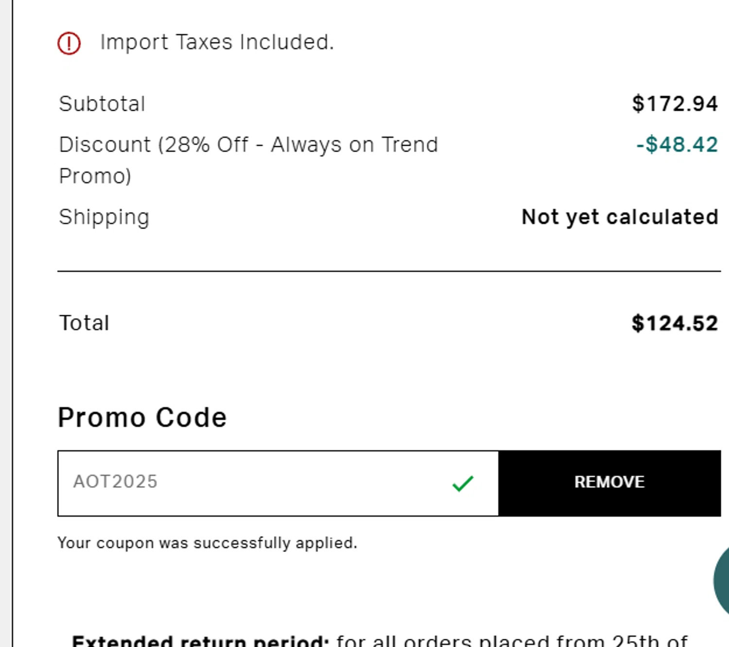TheDoubleF promo code screenshot showing code AOT2025 applied at TheDoubleF checkout page. Uploaded by SimplyCodes community member BargainHunter8488 on Dec 8, 2025