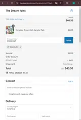 DISCOUNT coupon verification screenshot