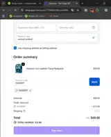 OKDRIPP coupon verification screenshot