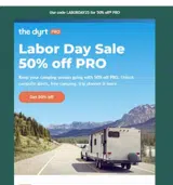 The Dyrt coupon verification screenshot