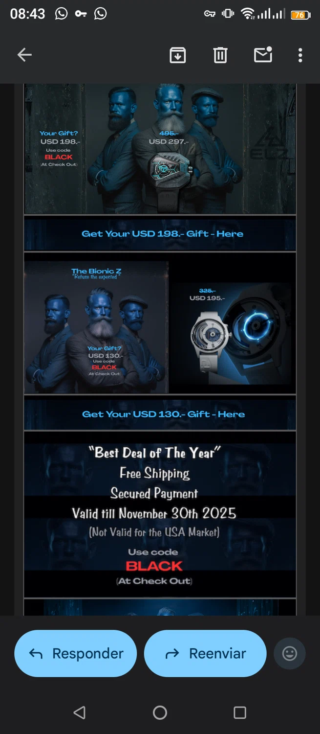 The Electricianz promo code screenshot showing code Black applied at The Electricianz checkout page. Uploaded by SimplyCodes community member jimmytheis on Nov 14, 2025