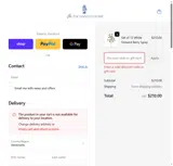 The Enchanted Home coupon verification screenshot