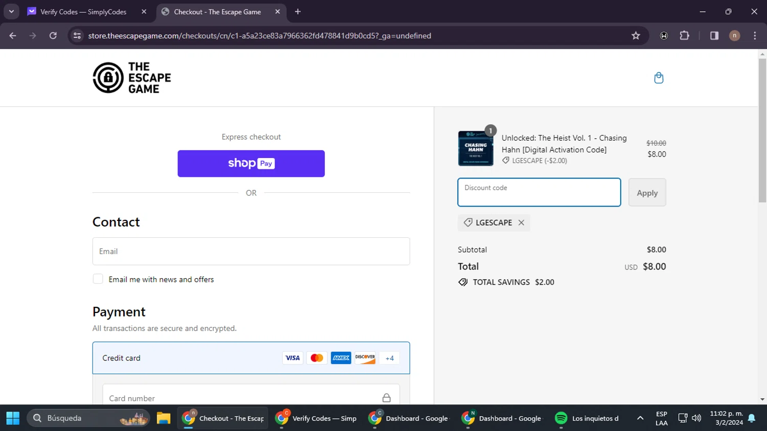 The Escape Game Promo Codes 20 Off September 2024