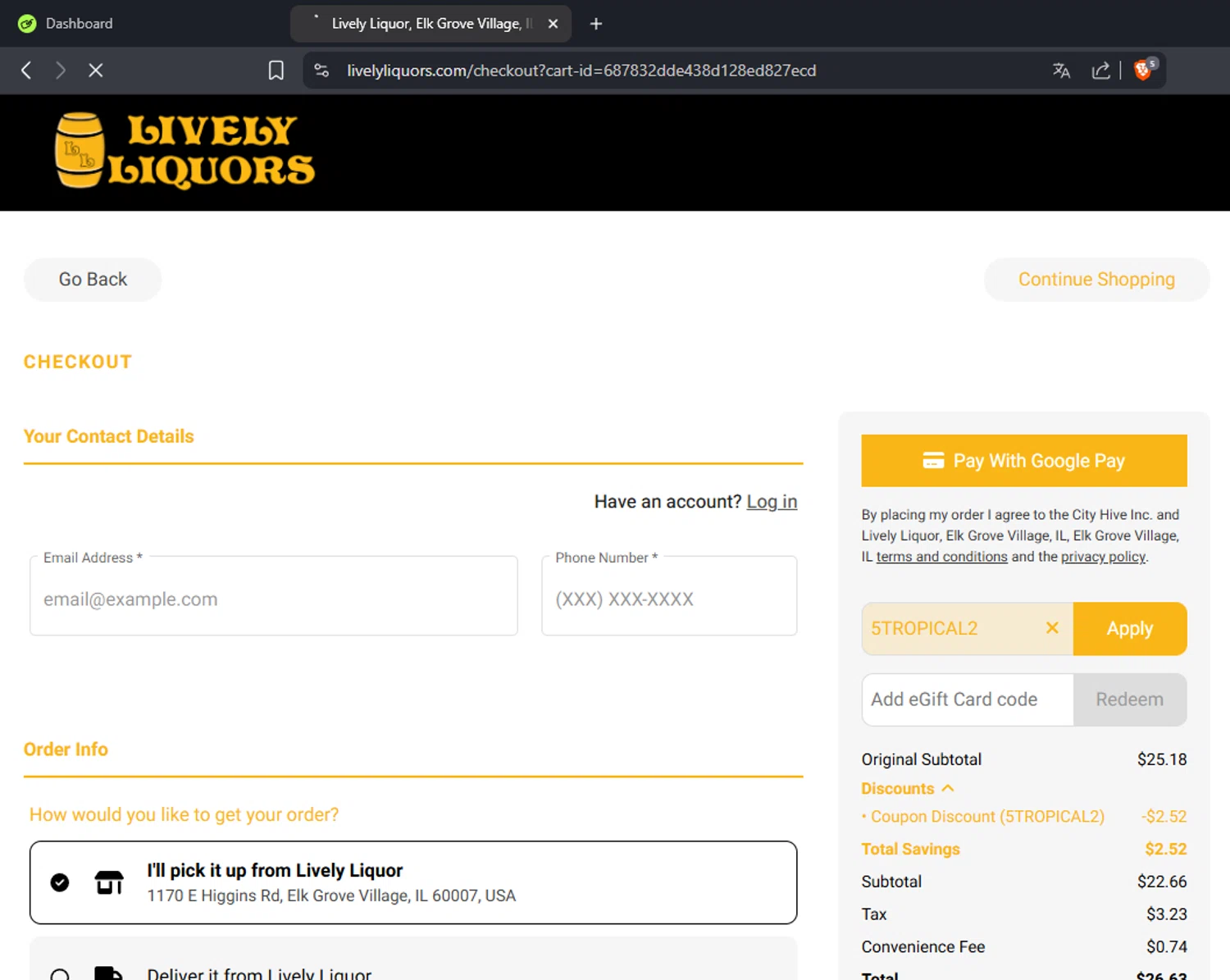 The Expert checkout page showing The Expert promo code box | Screenshot taken by SimplyCodes community member on Jul 16, 2025