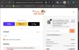 The Fabric Hut coupon verification screenshot
