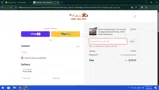 The Fabric Hut coupon verification screenshot
