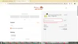 The Fabric Hut coupon verification screenshot