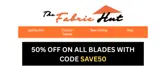 The Fabric Hut coupon verification screenshot