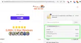 The Fabric Hut coupon verification screenshot